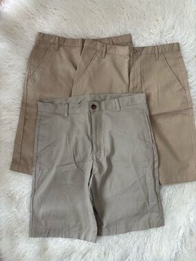 New Classic Khaki Shorts Trio bundle boys size 16
